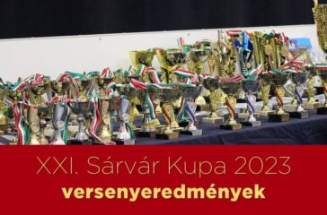 XXI. Sárvár Kupa - versenyeredmények