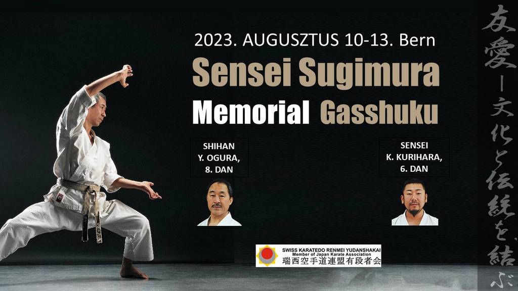 Sensei Sugimura Memorial Gasshuku 2023
